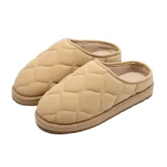 SHOELAMODE 오웬 패딩 슬리퍼 베이지