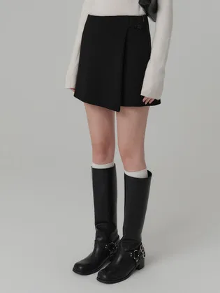 룩캐스트 오웬 랩 스커트 팬츠 OWEN WRAP SKIRT PANTS_2colors