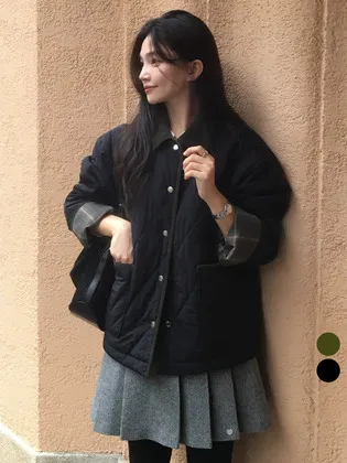 틸아이다이 여울 Pick Classic collar point quilting jumper TIWT02JP02 2color