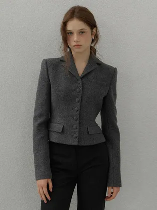 플로움 Noel Tailored Peplum Jacket_3Color